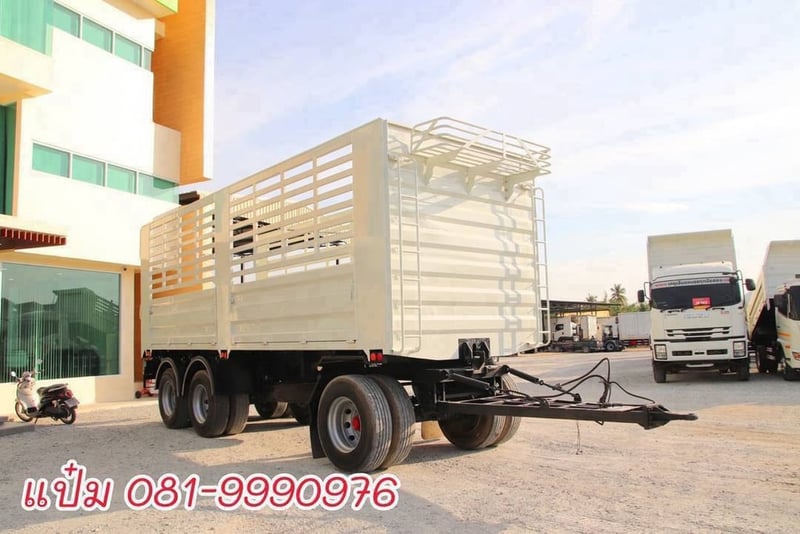🚚 หางคอก สามเพลา ปี 64 อู่เอส เค ที Sาคา 370,000.-( 0735)