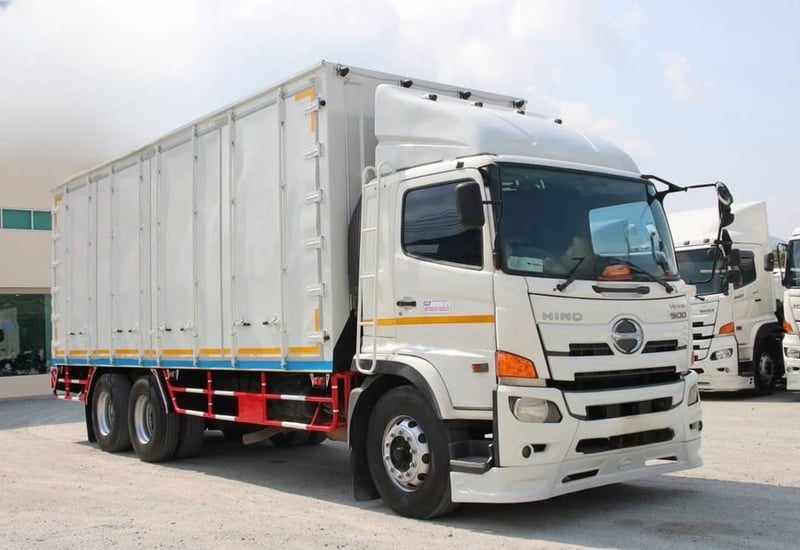 สิบล้อตู้สิบบาน HINO FL8J  260 แรงม้า ปี 2561  (2716)