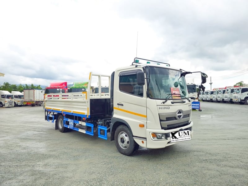 หกล้อกระบะคาร์โก้ HINO FC9J  175 แรง ปี 2567  ยาว 4.2 กว้าง 2.37 สูง 8.0 (3858)