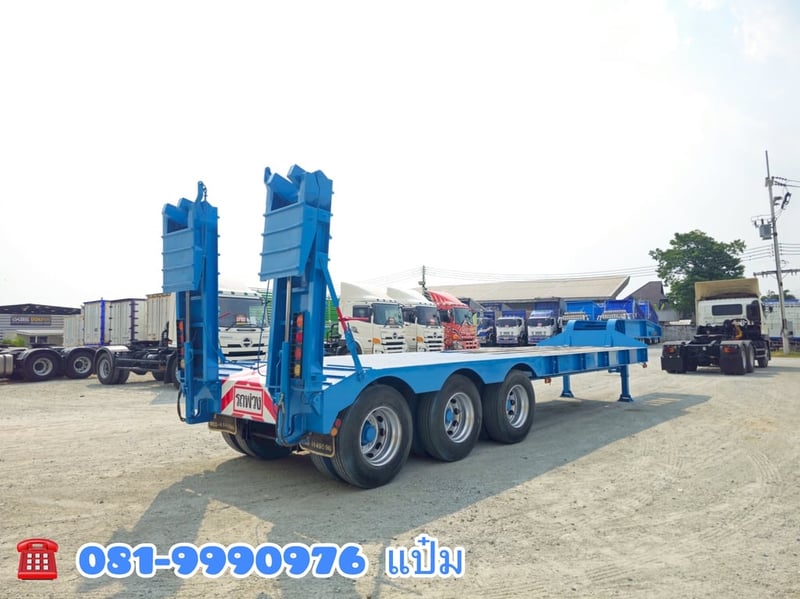 🚚หางโลว์เบด  สามเพลา อู่ VT ปี 2563  มีสะพาน Sาคา  620,000.-(9739)