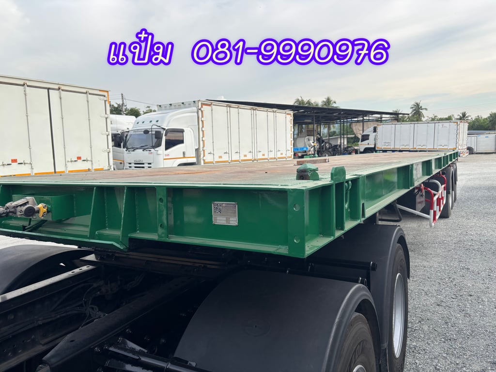 🚚 หางพื้นเรียบ ปี 2560 อู่ RCK  ใส่ตู้ 40 ฟุต ราคา  370,000.-(6737)
