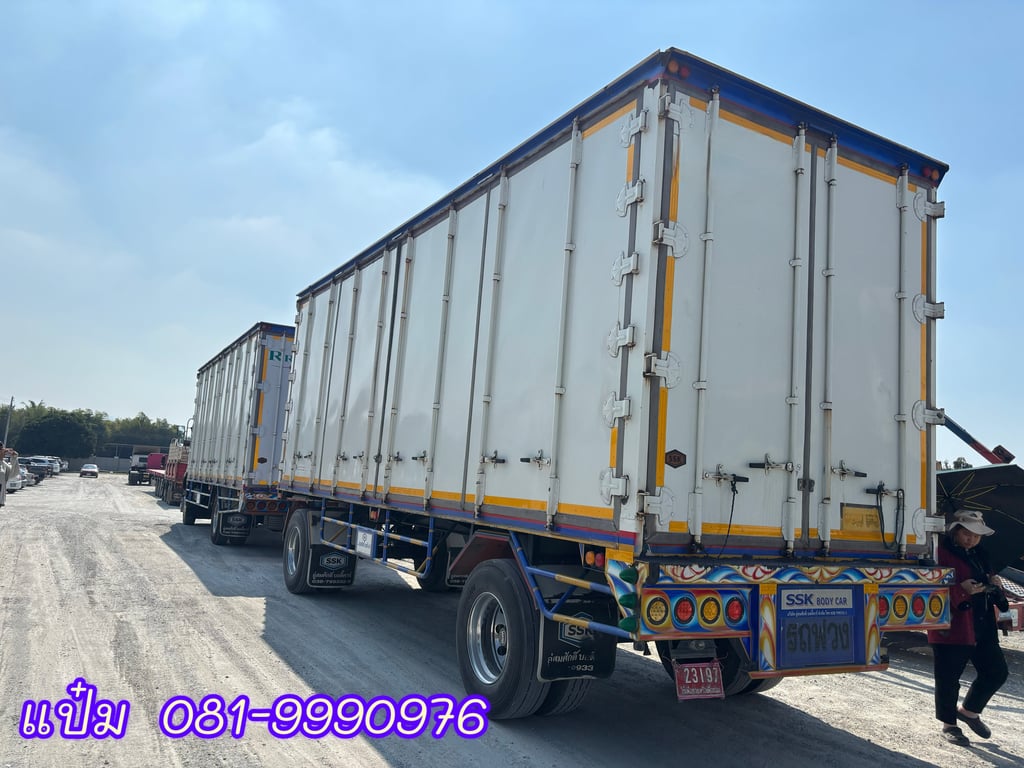 🚌หกล้อตู้ พ่วงเเม่ลูก ปี 60 ISUZU FTR 240 เเรง Sาคา 1,700,000.-(2244)(2245) 🚌หกล้อตู้ พ่วงเเม่ลูก ปี 60 ISUZU FTR 240 เเรง Sาคา 1,700,000.-(2244)(2245)