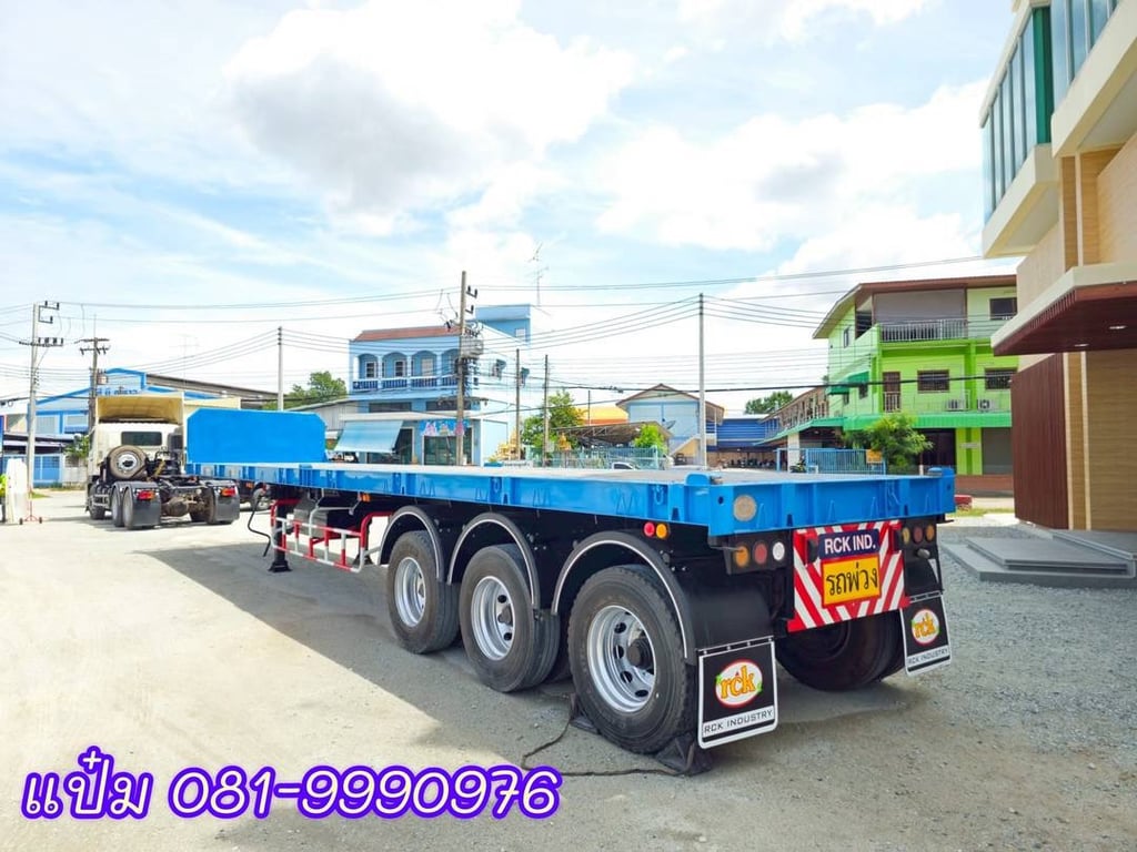 หางพื้นเรียบ สามเพลา ปี 64 อู่RCK  Sาคา  420,000.-(8674)