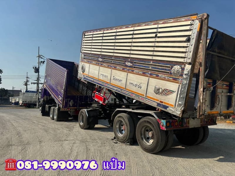 🚚สิบล้อดั้มพ์ พ่วงเเม่ปี 54 ลูกปี 57 ISUZU FXZ 360 เเรงม้า Sาคา 1,490,000.-(9033)(2502)