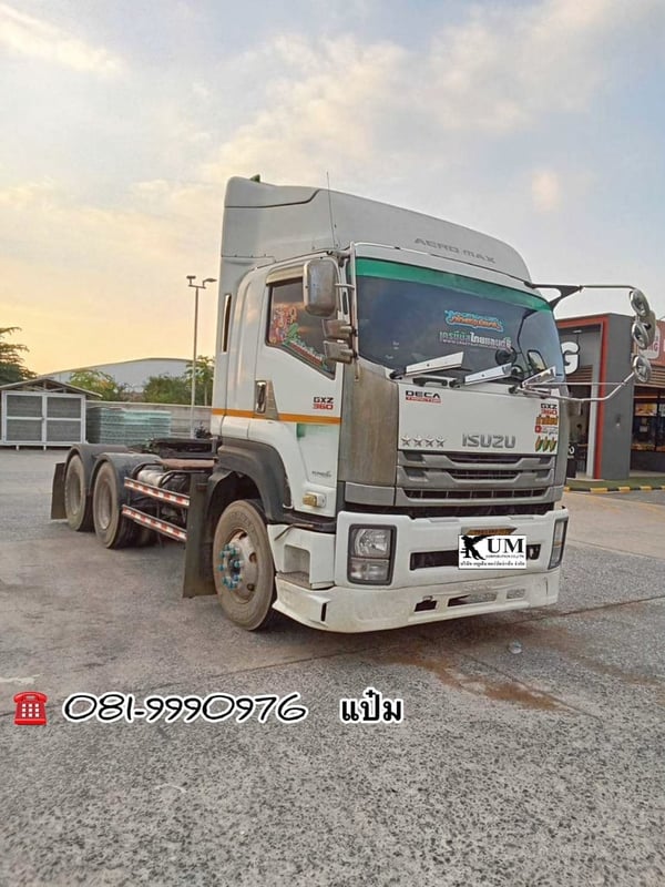 🚚สิบล้อหัวลาก ปี 2556 ISUZU  GXZ  360 เเรง Sาคา  1,240,000.-(1581)