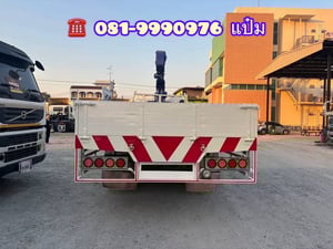 🚚หกล้อติดเครน ปี 56 HINO FG8J 212 เเรง เครน TADANO 8 ตัน 3 ปอก Sาคา  1,390,000.-(7098)