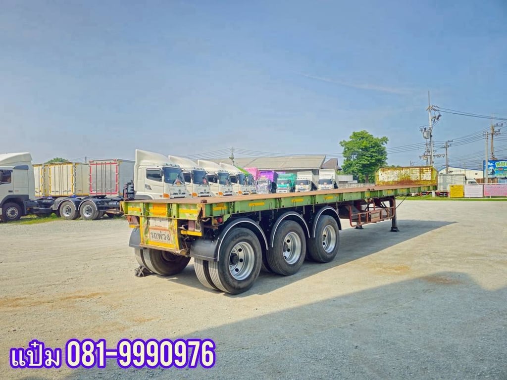 🔥 หางพื้นเรียบ สามเพลา ปี 58 อู่BPT Sาคา 210,000.-(7339) 🔥 หางพื้นเรียบ สามเพลา ปี 58 อู่BPT Sาคา 210,000.-(7339)