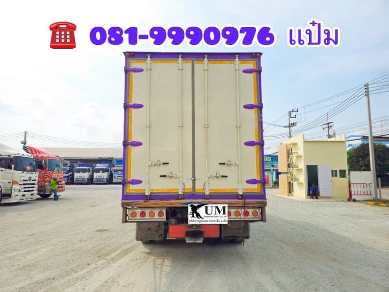 HINO FL8J 260แรงม้า รถบรรทุก 10ล้อ ตู้แห้ง ปี2017 เลขไมล์ 880,000 กม.
