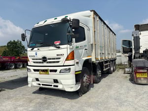 สิบสองล้อแท้ตู้สิบบานสองเพลา  HINO GY2P 380 แรงม้า ปี 52 (7998)