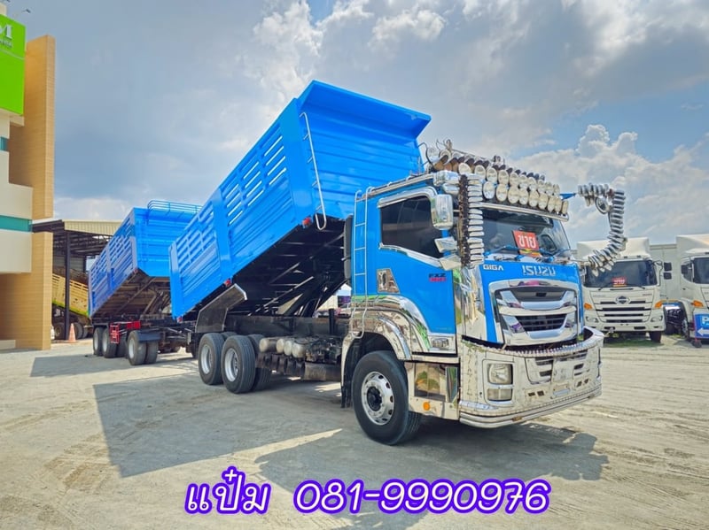 🚌สิบล้อดั้มพ์พ่วง  ปี 2565 ISUZU  FXZ  360  แรงม้า ราคา  2,930,000.-(1694)(3088)