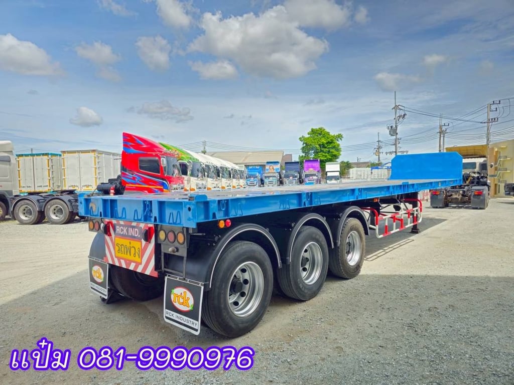 หางพื้นเรียบ สามเพลา ปี 64 อู่RCK  Sาคา  420,000.-(8674)