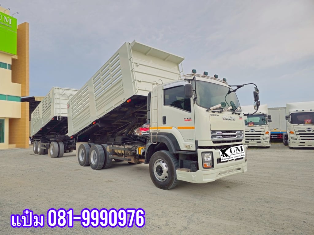 🚌สิบล้อดั้มพ์พ่วงเเม่ลูก ปี 2565 ISUZU FXZ 360 แรงม้า ราคา 2,890,000.-(3843)(3844) 🚌สิบล้อดั้มพ์พ่วงเเม่ลูก ปี 2565 ISUZU FXZ 360 แรงม้า ราคา 2,890,000.-(3843)(3844)