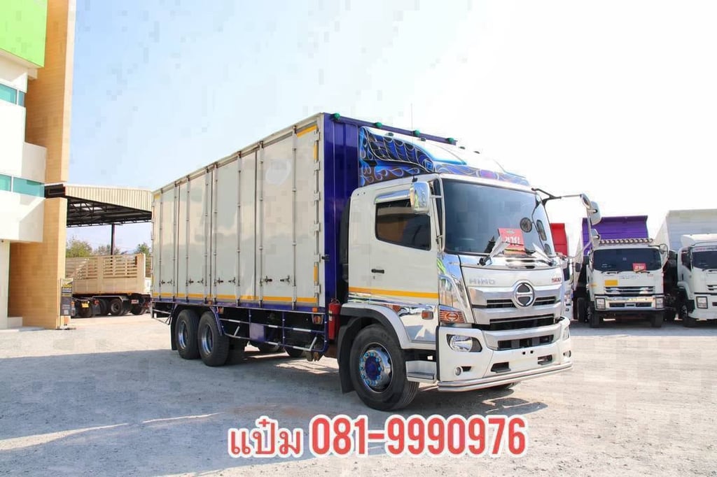 🚚 สิบล้อตู้สิบบาน ปี 2564 HINO VICTOR  260 แรงม้า ราคา 1,970,000.-(6127)