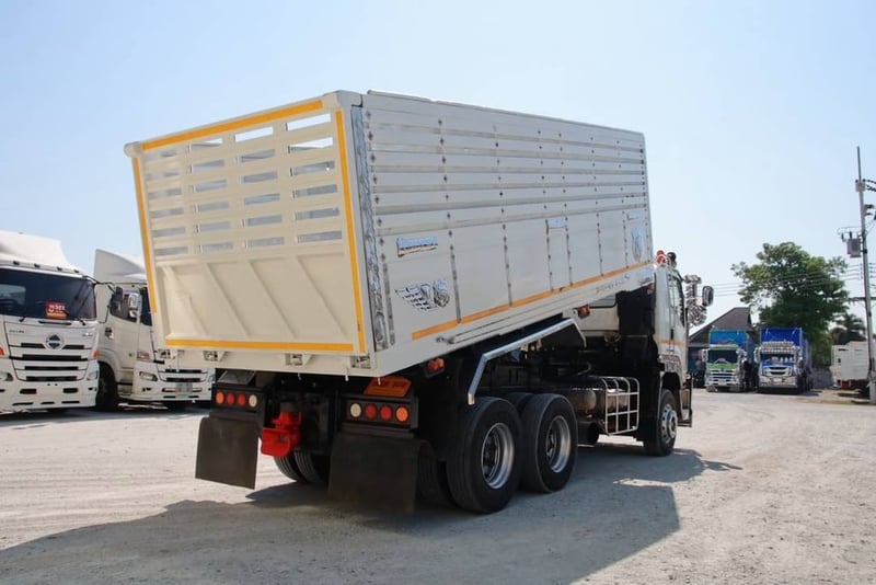 สิบล้อดั้มพ์ ISUZU  FXZ 360 แรง  ปี 2565  ยาว 6.35 สูง 1.98 กว้าง 2.50 (5346) Vาย 2,330,000.-