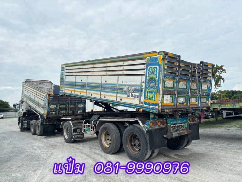 🚚สิบล้อดั้มพ์ พ่วงเเม่ลูก  ปี 56  HINO 344 แรงม้า Sาคา  1,610,000.-(3163)(3164)
