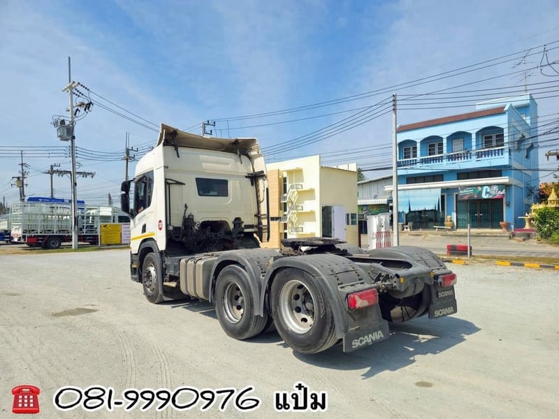 🔥 SCANIA P360 แรงม้า เพลาเดียวยกล้อ  ลากหนักได้ ประหยัดกว่า ปี 2019 (1243)