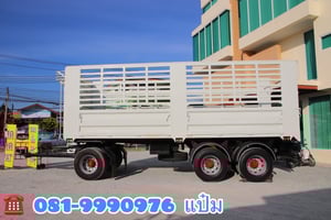 🚛หางคอกสามเพลา  ปี 2564 อู่เอสเคที  Sาคา 370,000.- (0735)