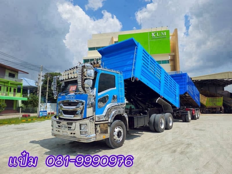 🚌สิบล้อดั้มพ์พ่วง  ปี 2565 ISUZU  FXZ  360  แรงม้า ราคา  2,930,000.-(1694)(3088)