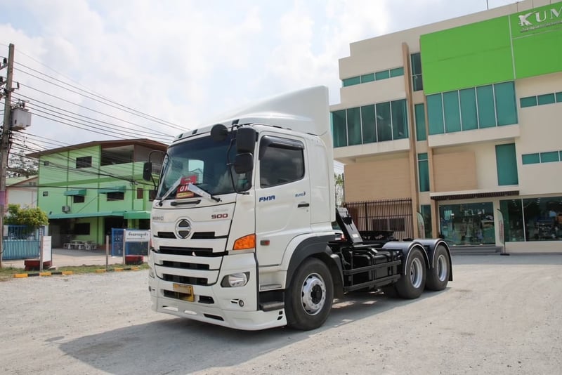 สิบล้อหัวลาก 🚛 HINO FM1A แรงจัดเต็ม 344 แรงม้า 📅 ปี 2564 วิ่งงานได้ยาวๆ (9739)