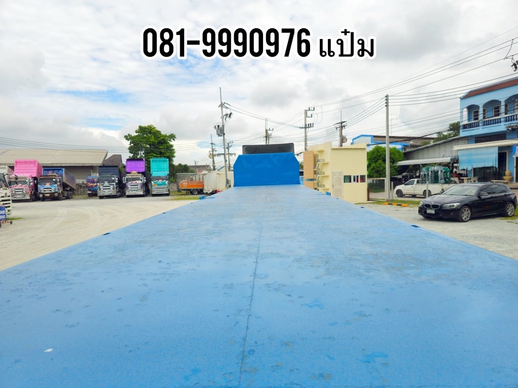 หางพื้นเรียบ สามเพลา ปี 2567 อู่ CIMC มีบังเกอร์ ราคา 430,000.-(8154) หางพื้นเรียบ สามเพลา ปี 2567 อู่ CIMC มีบังเกอร์ ราคา 430,000.-(8154)
