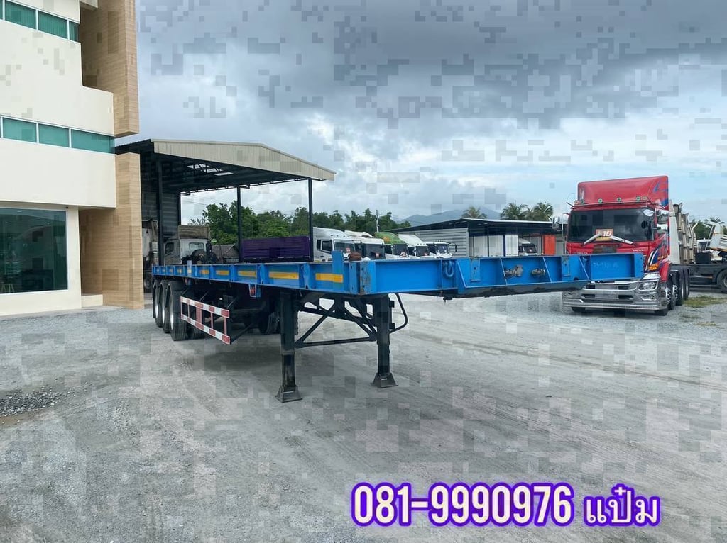 🚚 หางพื้นเรียบ ปี 2564 อู่ เสรีชัยพัฒนา ใส่ตู้ 40 ฟุต ราคา  420,000.-(4380)