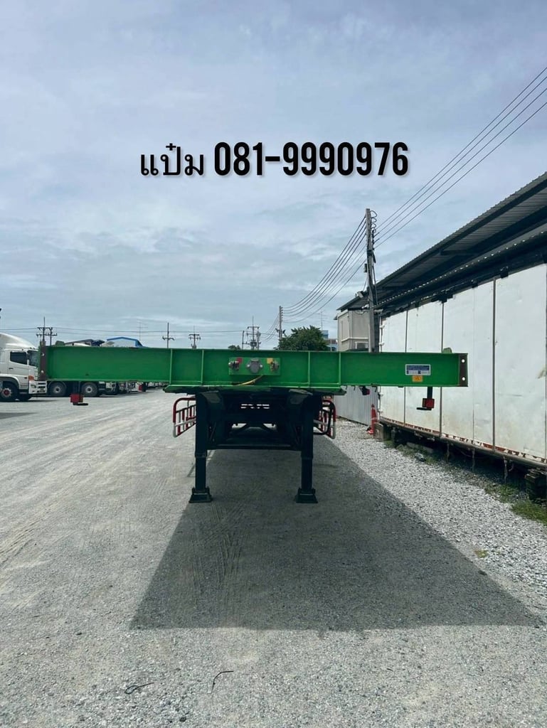 🚚 หางพื้นเรียบ ปี 2566 อู่ RCK  ใส่ตู้ 40 ฟุต ราคา  450,000.-(5616)