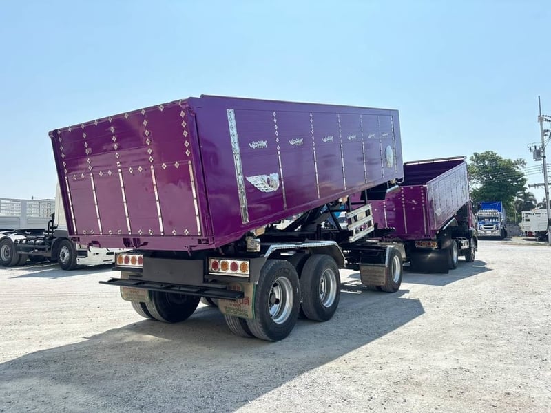 สิบล้อดั้มพ์ พ่วงเเม่-ลูก  FM2P 380  แรง ปี 2565 ยางใหม่ 10 เส้น Sาคา  2,820,000.-(2089)(2090)