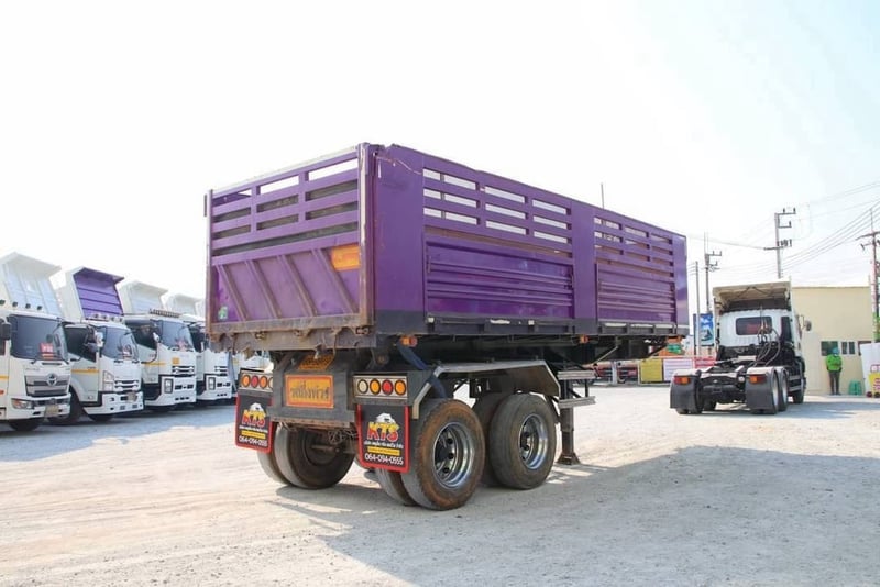🚚หางเซมิดั้มพ์  ปี 2566 อู่เพชรรัตน์นำกิจเจริญ สองเพลา (9819)