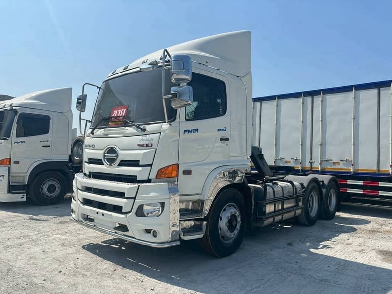 สิบล้อหัวลาก HINO  FM1A 344 แรง  ปี 2562  ยางใหม่ 2 เส้น (5754)