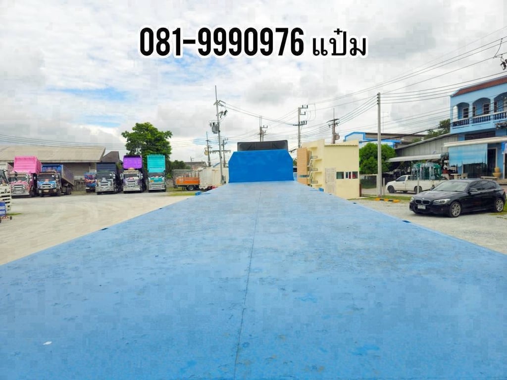 🚚หางพื้นเรียบ สามเพลา ปี 2567 อู่ CIMC มีบังเกอร์ ราคา 430,000.-(8154) 🚚หางพื้นเรียบ สามเพลา ปี 2567 อู่ CIMC มีบังเกอร์ ราคา 430,000.-(8154)