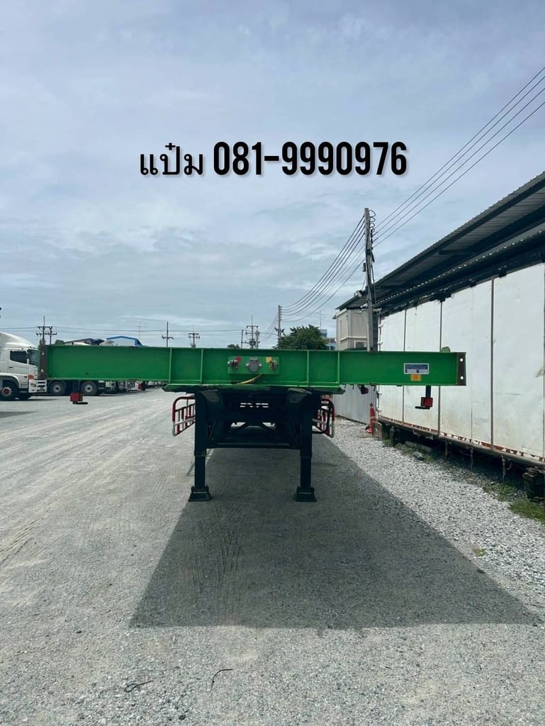 🚚 หางพื้นเรียบ ปี 2566 อู่ RCK  ใส่ตู้ 40 ฟุต ราคา  450,000.-(5616)