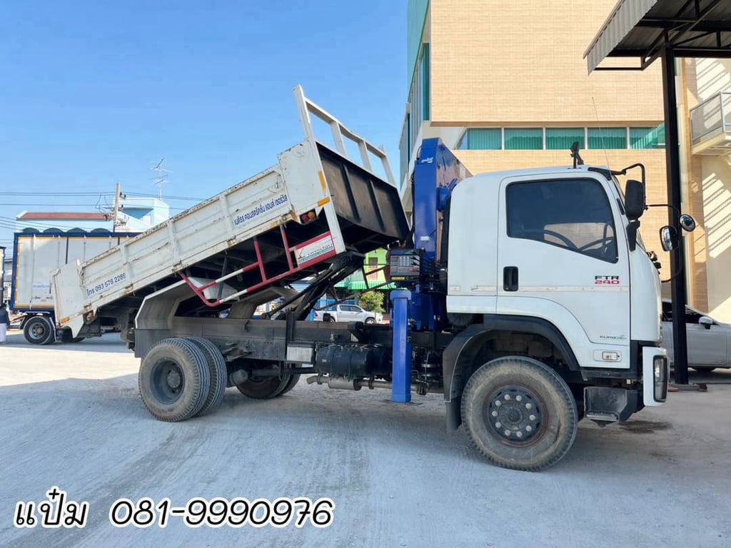 🚚หกล้อดั้มพ์ ติดเครน ปี 2566 ISUZU FTR 240 แรง Sาคา 1,890,000.--(3266) 🚚หกล้อดั้มพ์ ติดเครน ปี 2566 ISUZU FTR 240 แรง Sาคา 1,890,000.--(3266)