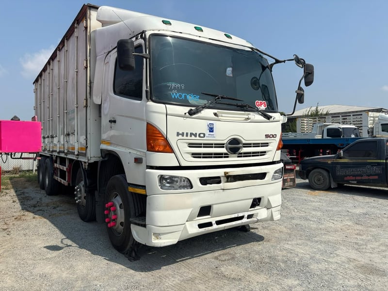 สิบสองล้อแท้ตู้สิบบานสองเพลา  HINO GY2P 380 แรงม้า ปี 52 (7998)