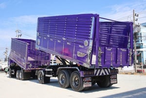 🚛 สิบล้อดั้มพ์เกษตร พ่วงเเม่ลูก ปี 2554 ISUZU FXZ 360 เเรงม้า Sาคา 1,590,000.-(9033)