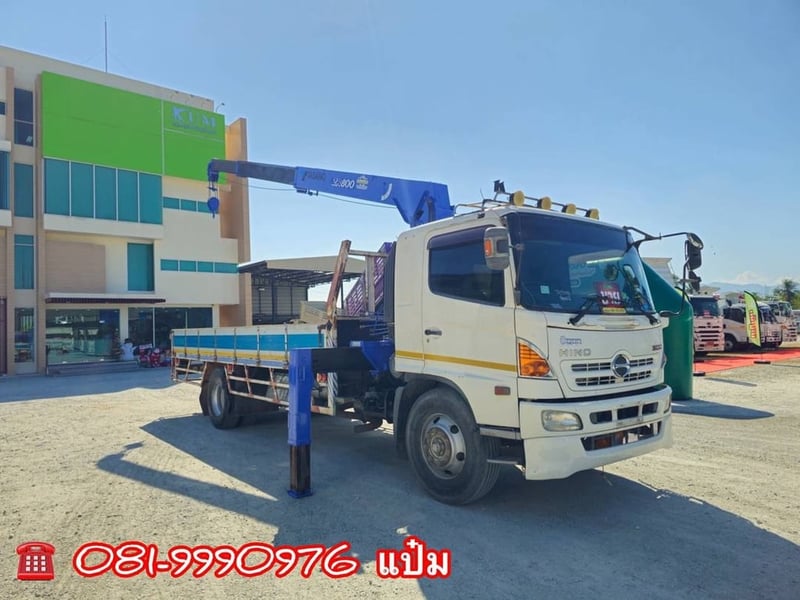 🚚หกล้อติดเครน ปี 56 HINO FG8J 212 เเรง เครน TADANO 8 ตัน 3 ปอก Sาคา 1,390,000.-(7098) 🚚หกล้อติดเครน ปี 56 HINO FG8J 212 เเรง เครน TADANO 8 ตัน 3 ปอก Sาคา 1,390,000.-(7098)