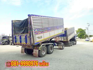 🔥ด่วน!! Vายตัด สดผ่อน  สิบสองล้อดั้มพ์ พ่วงเเม่ลูก **** เพียง 1,690,000.-****  🚛ISUZU  FYH  360 แรงม้า ปี 57 ทั้งเเม่ลูก ราคาถูก ปีเดียวคืนทุน (2465)(2466)