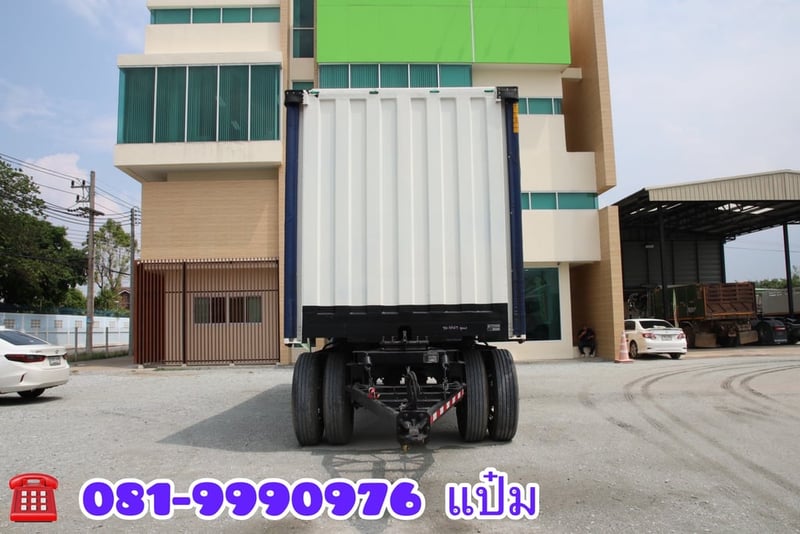 🚚หางตู้ผ้าใบ ปี 2567 อู่สามมิตร  สามเพลา Sาคา  590,000.- (5507)