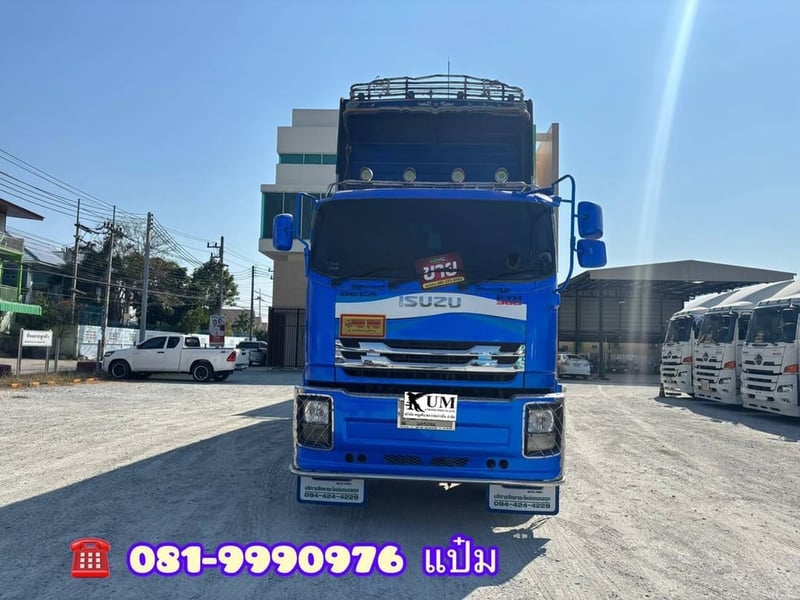 🚚 สิบสองล้อดั้มพ์ แม่ลูก  ปี 56 ISUZU  FYH 360 (2505)(2506) Sาคา 1,990,000.-