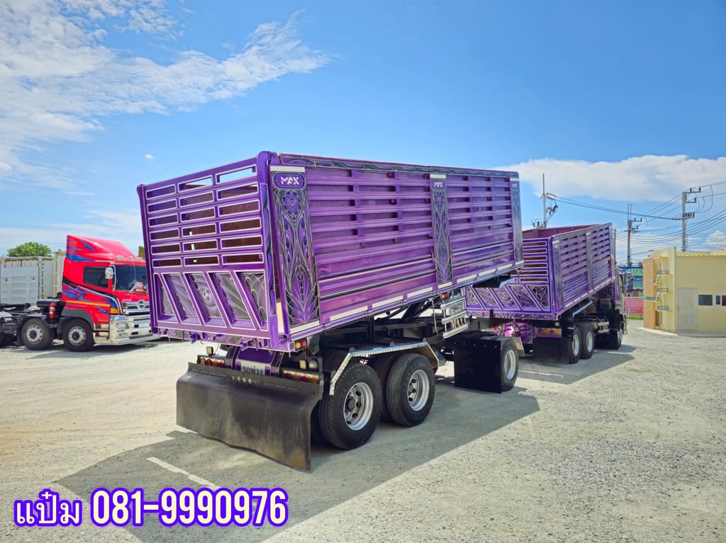 🚌สิบล้อพ่วงเเม่ลูก ปี 2566 ISUZU FXZ 360 แรงม้า Sาคา 3,330,000.-(9107)(9108) 🚌สิบล้อพ่วงเเม่ลูก ปี 2566 ISUZU FXZ 360 แรงม้า Sาคา 3,330,000.-(9107)(9108)