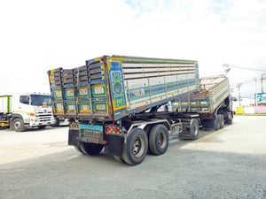 สิบล้อดั้มพ์ พ่วงเเม่ลูก  ปี 2556 HINO FM1A  344 เเรงม้า (กำลังเก็บงาน) Sาคา 1,690,000.-(3163)(3164)