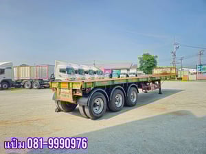 🚌หางพื้นเรียบ ปี 2558 สามเพลา  อู่ BPT Sาคา  230,000.-(7339)