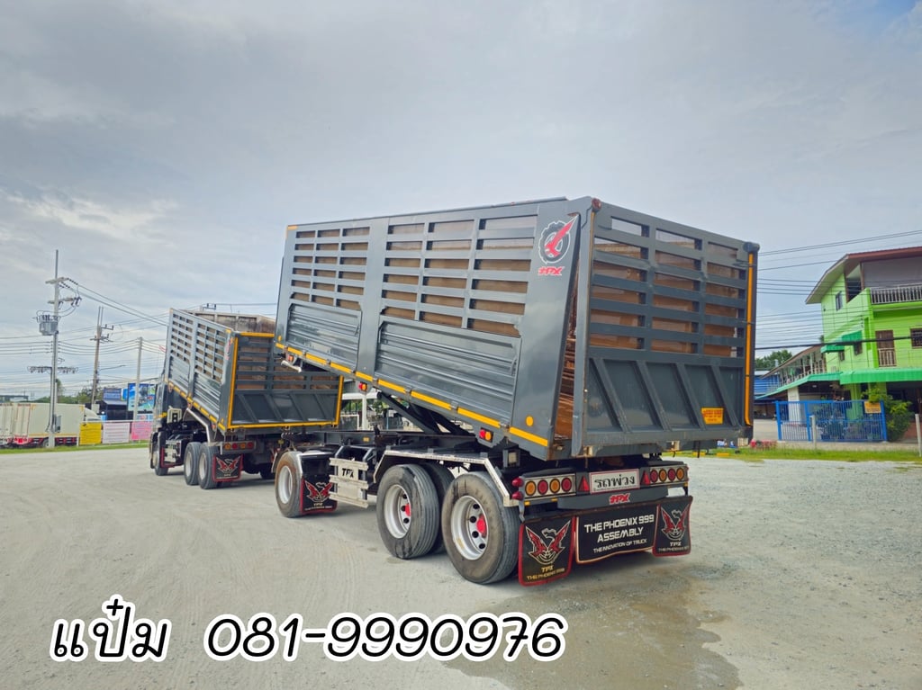 ISUZU FXZ 360แรงม้า รถบรรทุก 10ล้อ พ่วงแม่ลูก ปี2023 เลขไมล์ 120,000 กม.