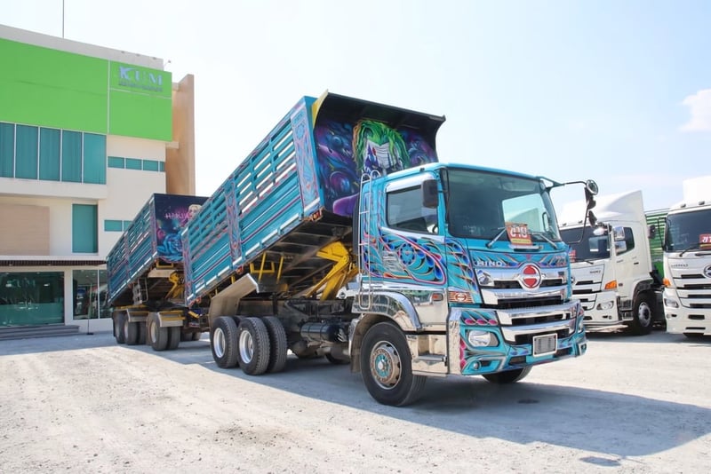 สิบล้อดั้มพ์  HINO FM1A  344 แรงม้า ปี 2567  (5491)(5492)