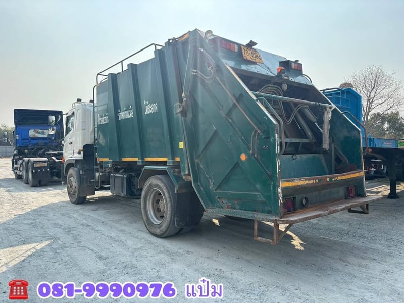 👉หกล้อบรรทุกขยะ HINO FG8J  240 แรงม้า ปี 2566 (4084)