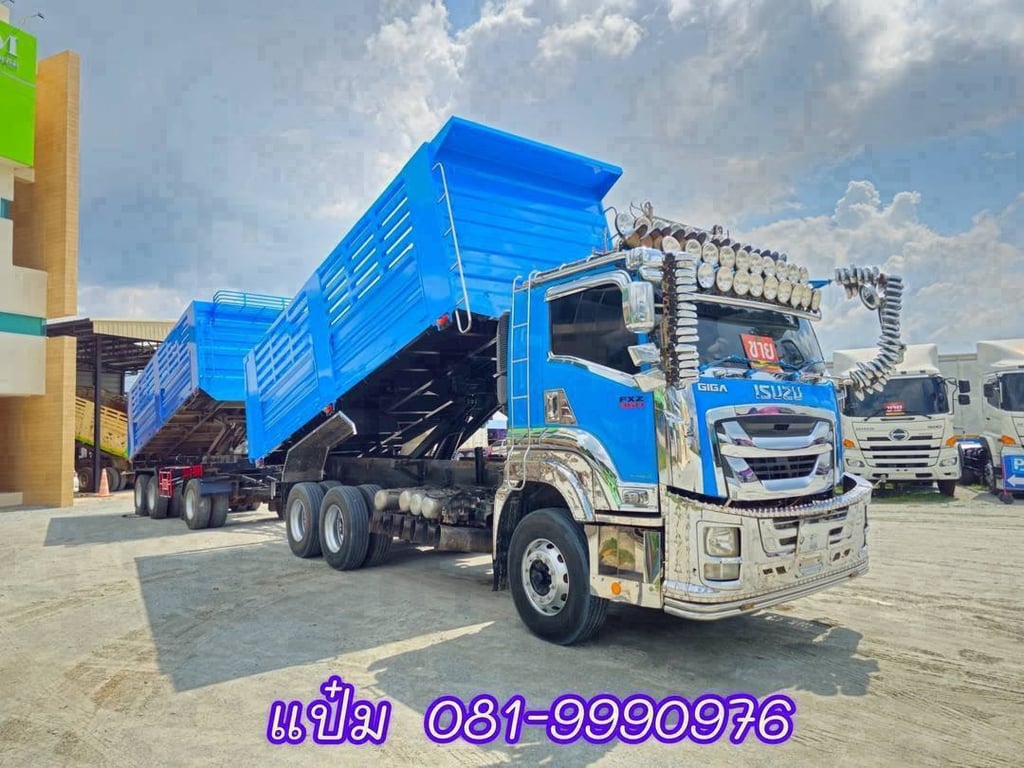 🚌สิบล้อดั้มพ์พ่วง ปี 2565 ISUZU FXZ 360 แรงม้า ราคา 2,930,000.-(1694)(3088) 🚌สิบล้อดั้มพ์พ่วง ปี 2565 ISUZU FXZ 360 แรงม้า ราคา 2,930,000.-(1694)(3088)