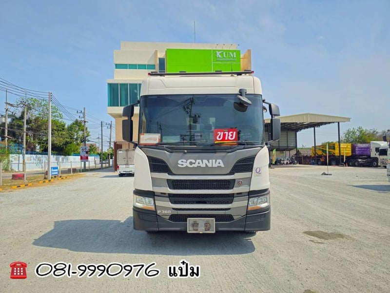 🔥 SCANIA P360 แรงม้า เพลาเดียวยกล้อ  ลากหนักได้ ประหยัดกว่า ปี 2019 (1243)