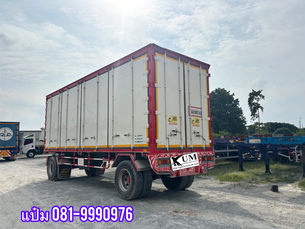 🚚หางตู้สิบบาน ปี 2565 อู่ ปิติ สองเพลา ราคา 570,000.-(3634) 🚚หางตู้สิบบาน ปี 2565 อู่ ปิติ สองเพลา ราคา 570,000.-(3634)