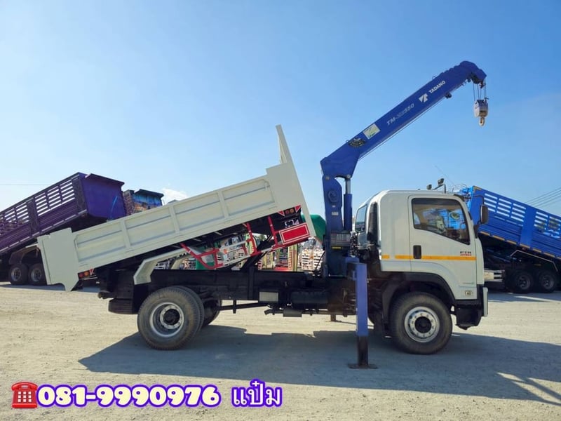 🚚หกล้อดั้มพ์ติดเครน ปี 2566 ISUZU FTR 240 แรงม้า ติดเครน 8 ตัน 3 ปลอก Sาคา 2,110,000.-(3266) 🚚หกล้อดั้มพ์ติดเครน ปี 2566 ISUZU FTR 240 แรงม้า ติดเครน 8 ตัน 3 ปลอก Sาคา 2,110,000.-(3266)