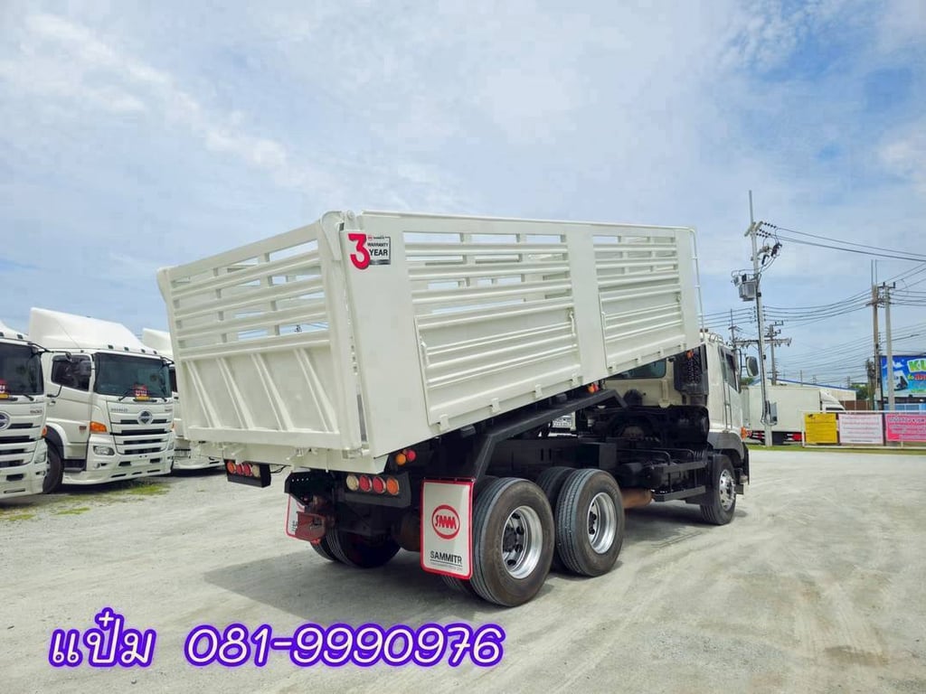 🚚 สิบล้อดั้มพ์  ปี 2566 HINO FM1A 344  เเรงม้า ราคา  2,350,000.-(1506)