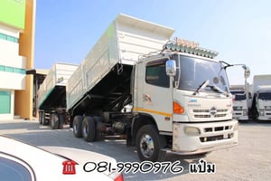 🚚สิบล้อดั้มพ์ พ่วงเเม่ลูก ปี 57 HINO FM1A  344 เเรงม้า Sาคา 1,490,000.-(6379)(8972)